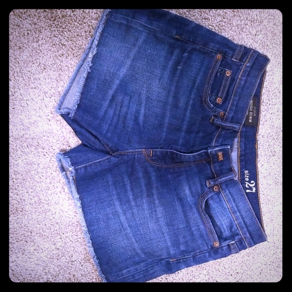 J. CREW  Indego denim shorts
